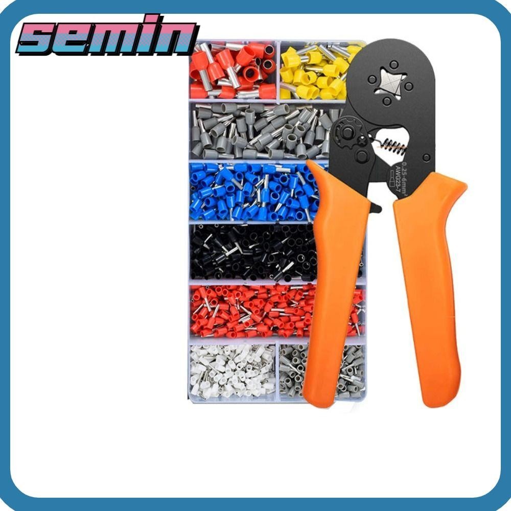 Conjunto De Alicates Crimpadores SEMIN , Alicate De 6,89 " L x 2,75 " W De Liga De Aço , Cabo Universal De Ferramentas De Fiação