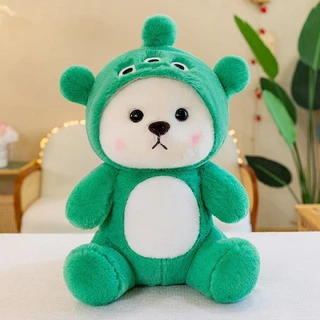 Lena Bear, Urso De Morango, Urso De Pelúcia com Capuz, Transformation Hat Plush Toy