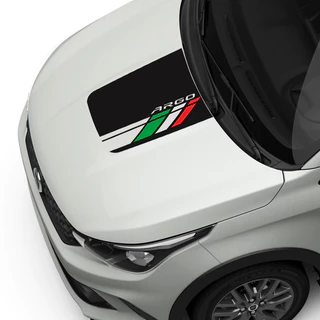 Adesivo Capô Fiat Argo 2018/2021 Itália Aplique Decorativo