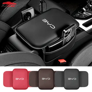 BYD Leather Armrest Box Pad Protetor De Couro Memória De Algodão Booster Central De Proteção De Braço Capa Protetora De Carro Acessórios De Decoração Para Atto 3 Dolphin