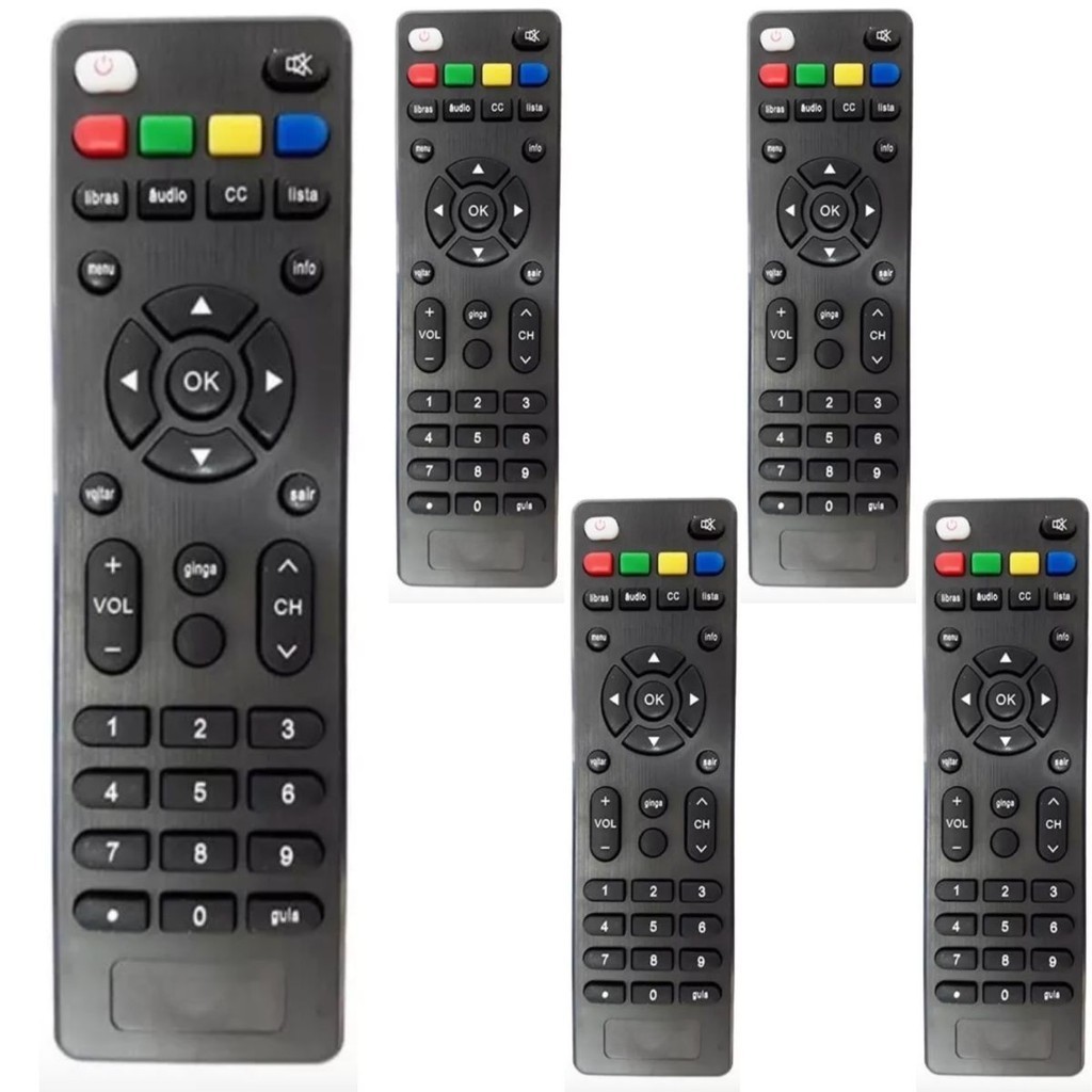 Oferta com 5 Controle Compatível Com Conversor Multilaser Re508 Positivo