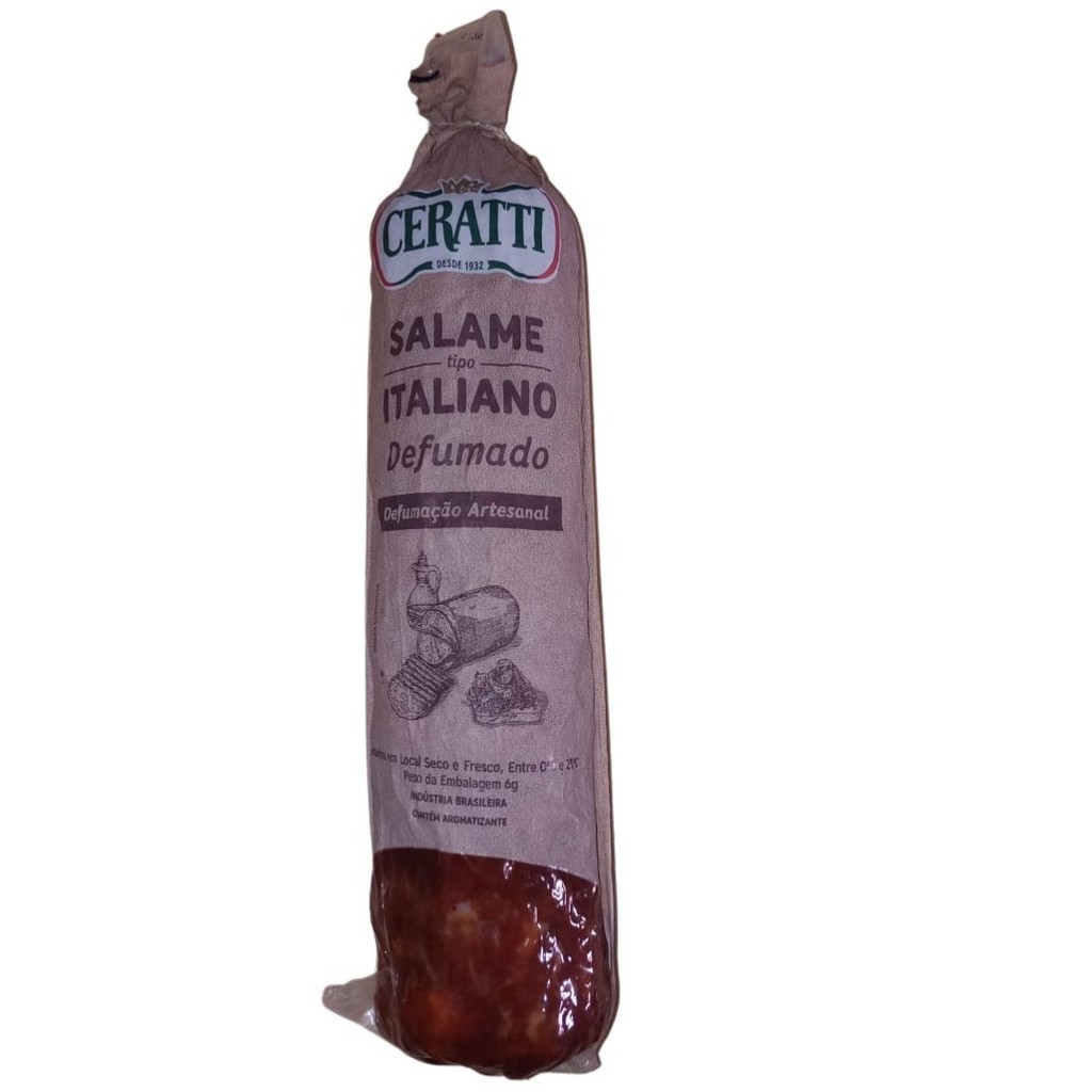 Salame Ceratti Italiano Defumado Artesanal 500g