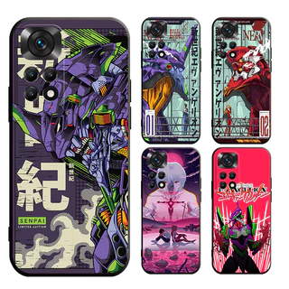 Redmi Note 11 11s 9T 9C 10A 9A 9 9s Pro + 4G 5G Evangelion Capa Fosca Macia