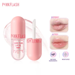 Óleo Labial Original PINKFLASH 5 Ingredientes Naturais Hidratar Bálsamo Gloss Reparador De Lábios Nutrir Reduzir Rugas Multiuso À Prova D