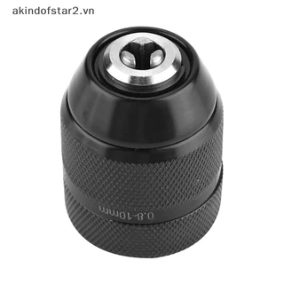{ A } Mandril De Furação Sem Chave 3/8 Rosca 0,8mm-10mm Função De Travamento Metálico Para Furadeira Elétrica Manual akindofstar