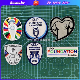 França Crachá de futebol 2024 [Copa Européia] Portugal Patch de futebol Alemanha [Campeão] Itália Patch de honra Espanha Inglaterra