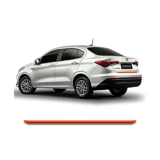 Friso Do Porta Malas Fiat Cronos 2018 Vermelho Refletivo