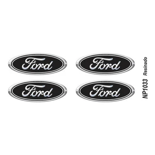 Adesivo Emblema Roda Ford Fusion Cromado Resinado