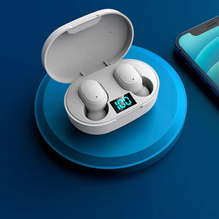 Fone De Ouvido Sem Fio E6s Bluetooth 5.0 Tws Com Tela LED Digital ANJGG em Oferta na Shopee