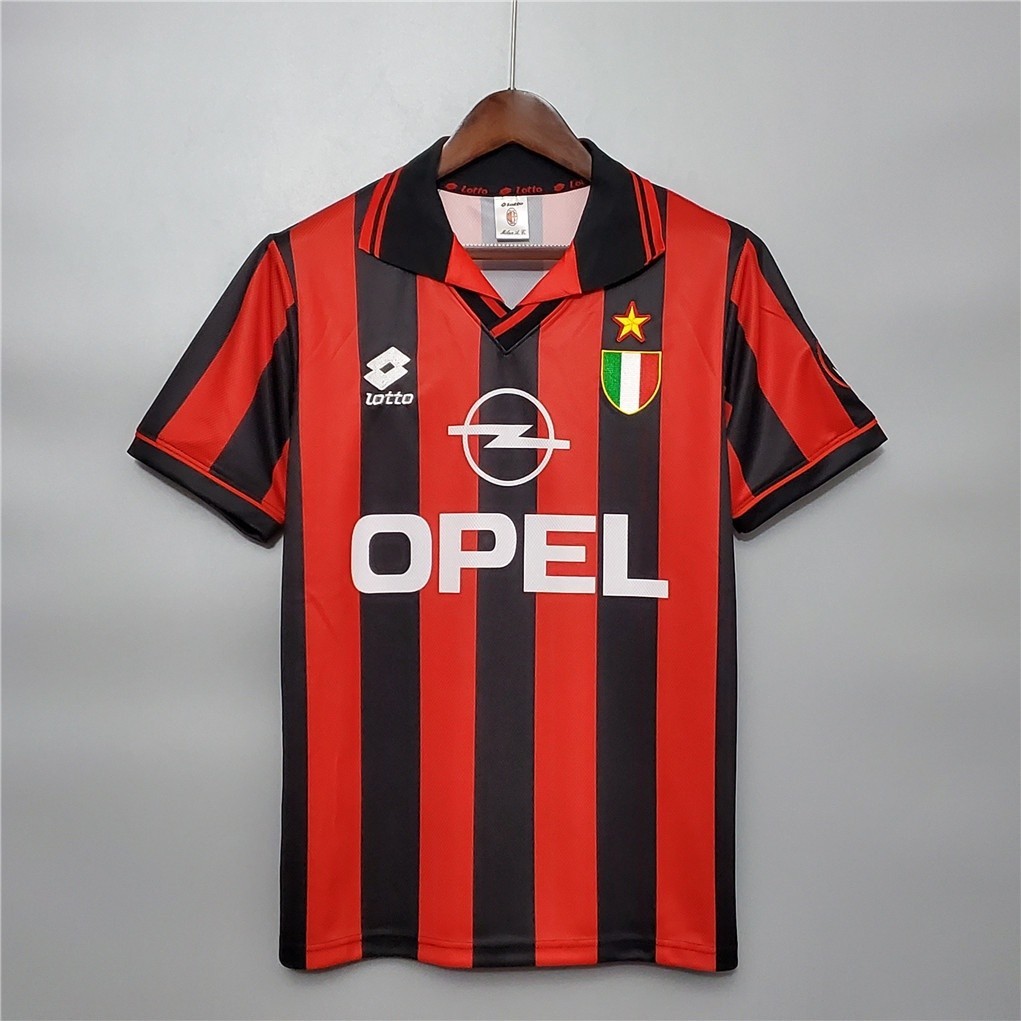 96-97retro Futebol De Camisa # Maldini Baggio Weah