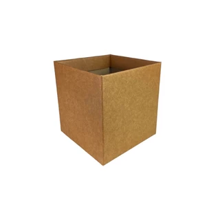Cachepot Quadrado Kraft Pt15 10und
