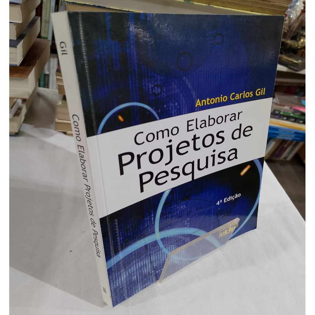 Como elaborar projetos de pesquisa autor antonio carlos gil shopee brasil