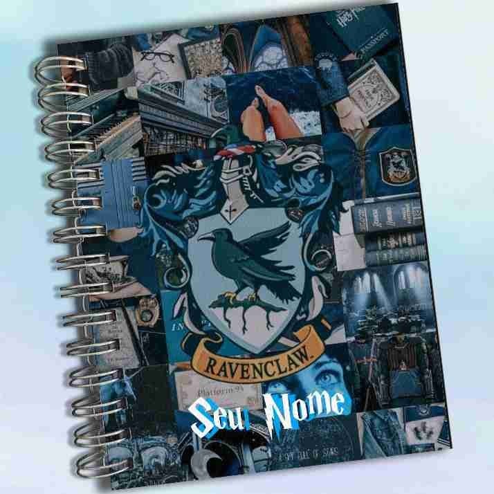 Caderno Harry Potter Corvinal Personalizado com Nome