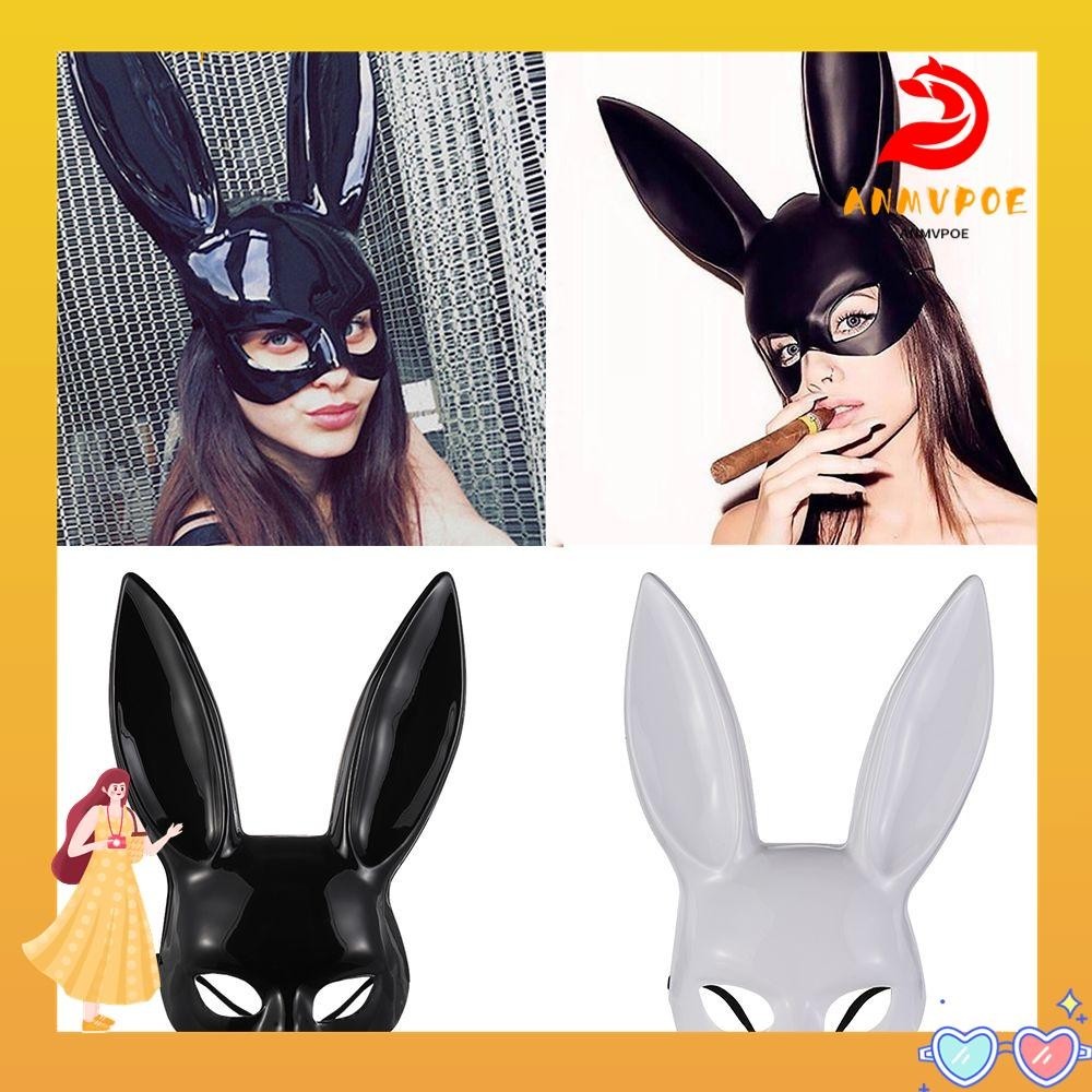 ANMVPOE Orelhas De Coelho Fantasia De Halloween Cosplay Feminina | Shopee  Brasil