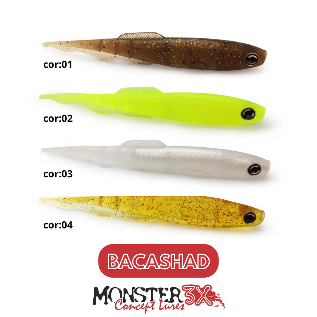 Isca Soft Bacashad 13cm - Monster 3x By Fabio Baca | Shopee Brasil