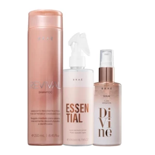 Kit Braé Revival Essential Divine Plume (3 Produtos)