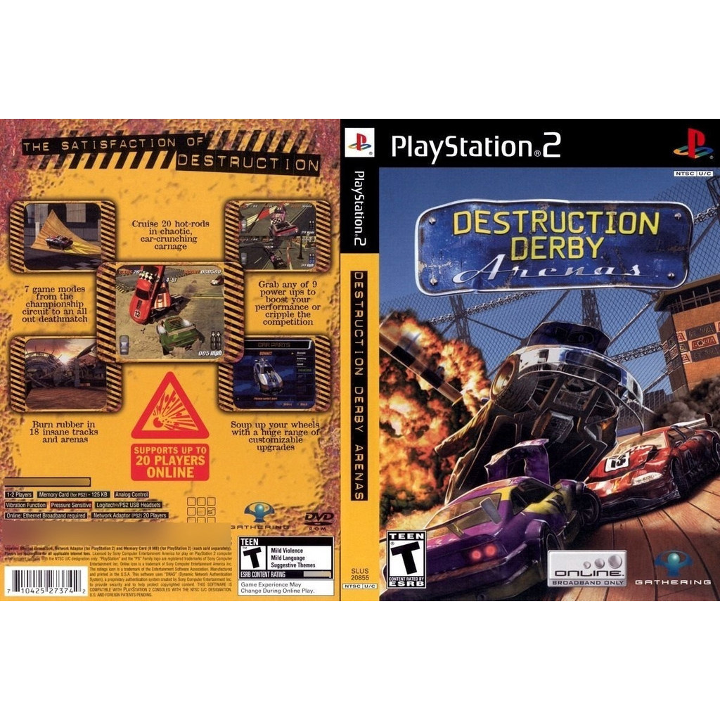 Jogo Destruction Derby Arenas Ps2 | Shopee Brasil