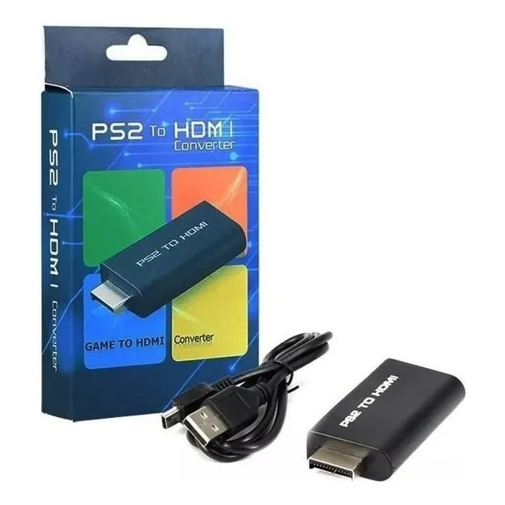 Adaptador Conversor Ps2 Audio Vídeo Av Para Cabo Hdmi
