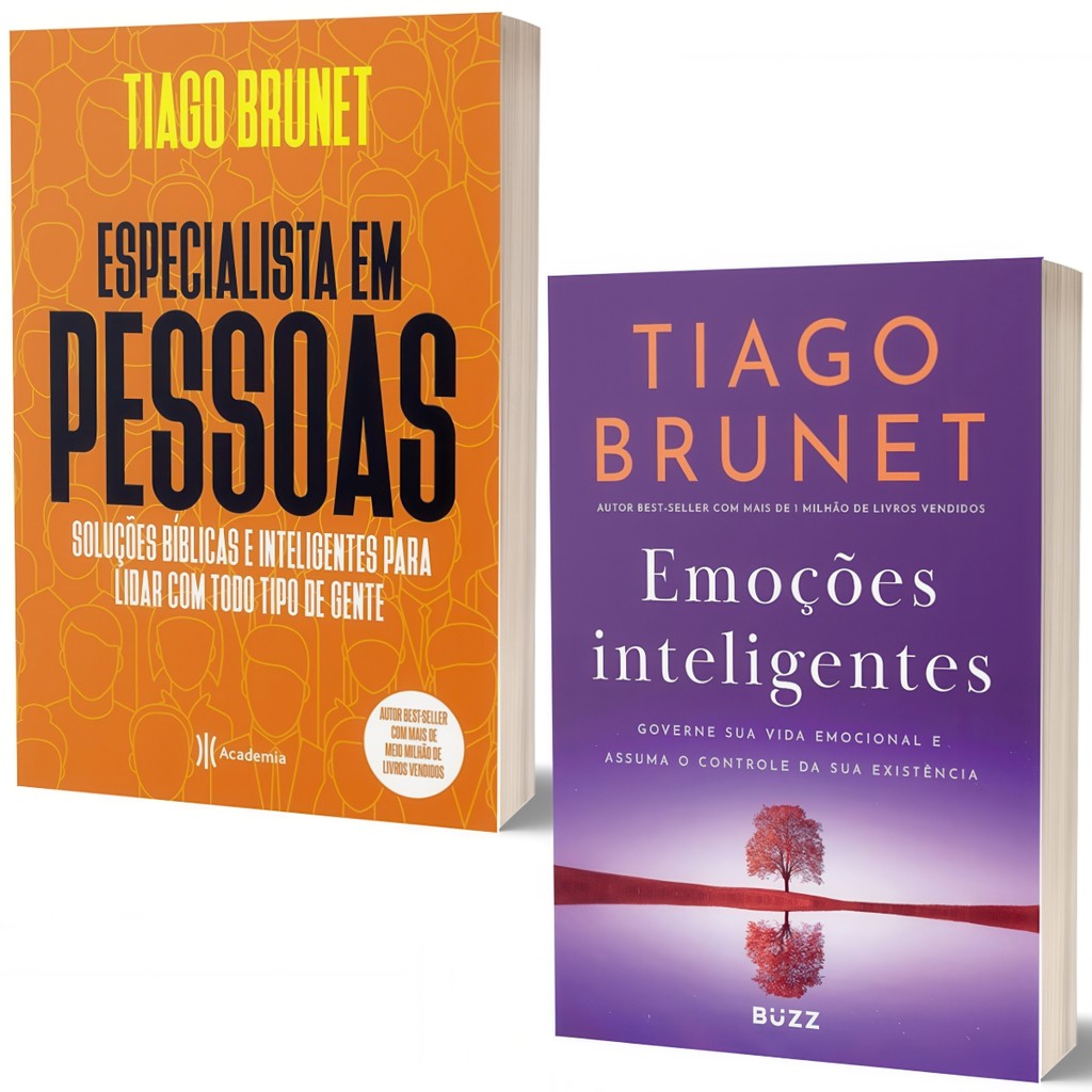 Livro Especialista em Pessoas + Emoções Inteligentes | Tiago Brunet ...