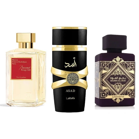 KIT 3 PERFUME ARABES MASCULINO IMPORTADO FRAGANCIA CONCENTRADA OTIMA FIXAÇÃO PREMIUM