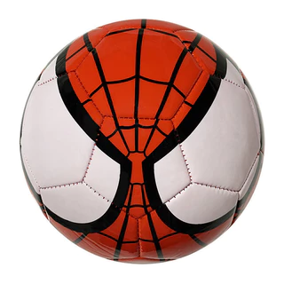 Bola de futebol Homem Aranha em couro sintético tamanho 5