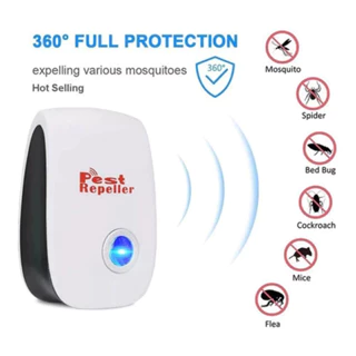 Repelente Ultrassônico Eletrônico Bivolt – Afasta Ratos/ Insetos/ Moscas e Pernilongos de Forma Segura e Eficiente - WL em Oferta na Shopee