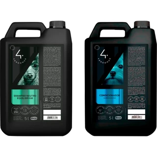 Shampoo Neutro Equilibrium 5 L + Condicionador Uso Profissional 5 L - Ibasa