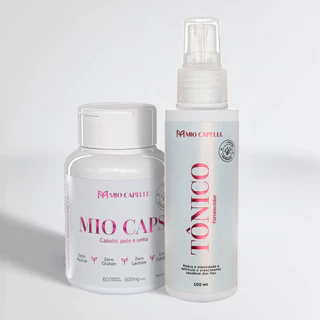 Kit Crescimento Acelerado (Tônico Fortalecedor + Mio Caps) Mio Capelli®