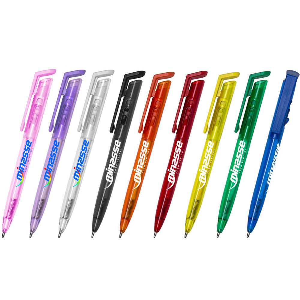 100 Canetas Mod. 1098 Brindes Personaliz. - Impressão Color