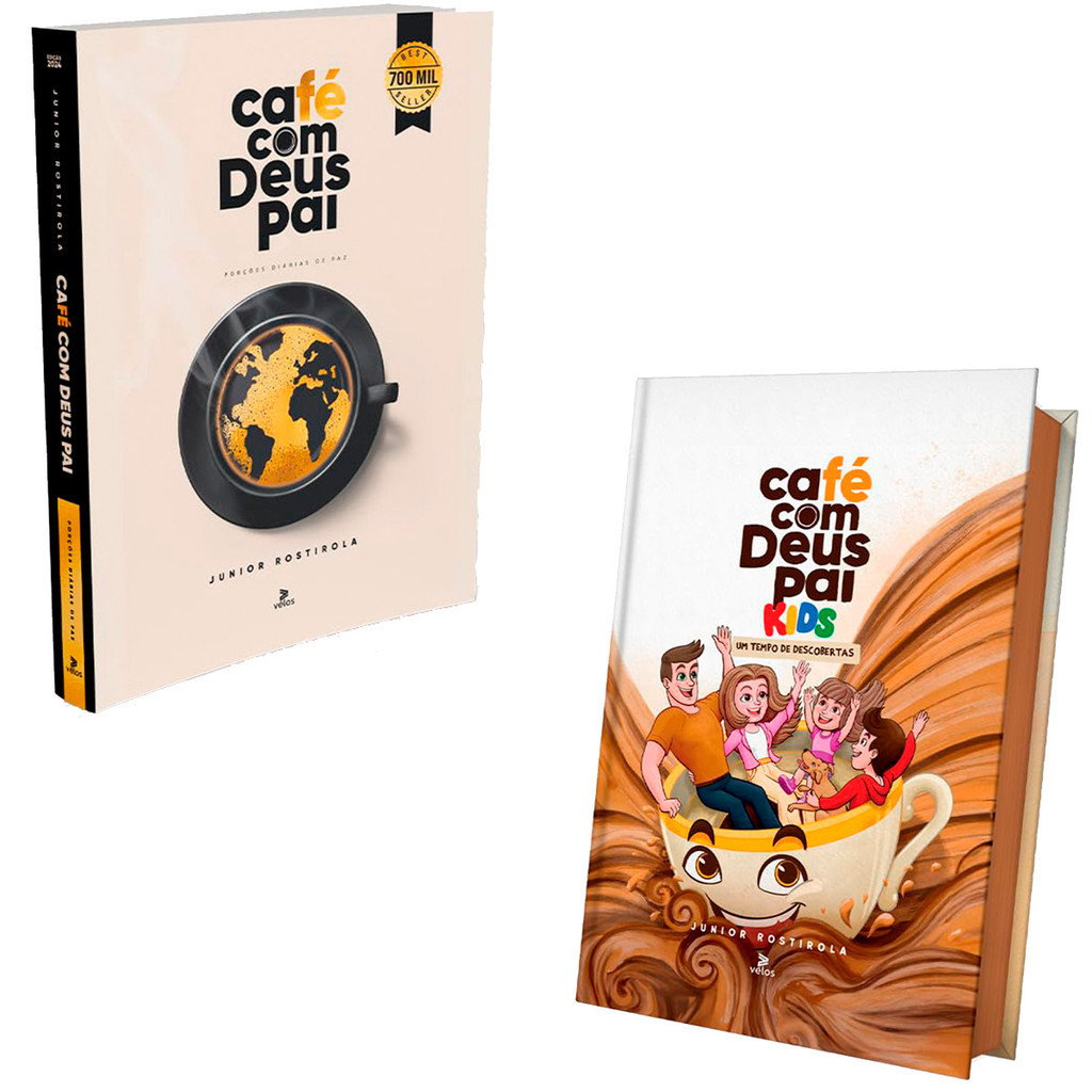 Kit Livro Café com Deus Pai 2024: Porções Diárias de Paz + Versão Kids ...