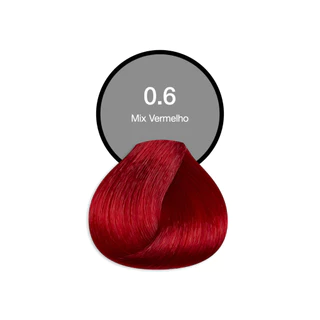 Tintura Permanente Profissional Acquaflora 0.6 Mix Vermelho