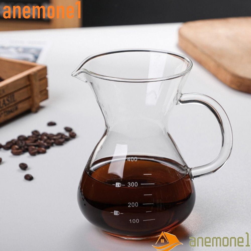 Cafeteira ANEMONE1 , Vidro 400/500ML Resistente Ao Calor Balança ...