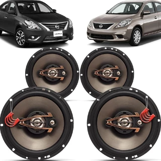 Kit Alto Falantes Dianteiros e Traseiros Nissan Versa 2011 até 2020 - Hurricane Platino 640w em Oferta na Shopee