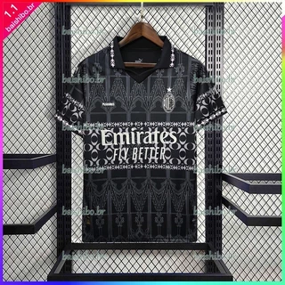 Camisa Futebol 23/24 preto B-S futebol masculina XJCO
