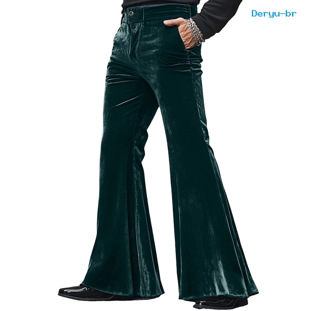 Masculina Anos 70 CalÇa Jeans Boca De Sino Masculina Calça Boca De