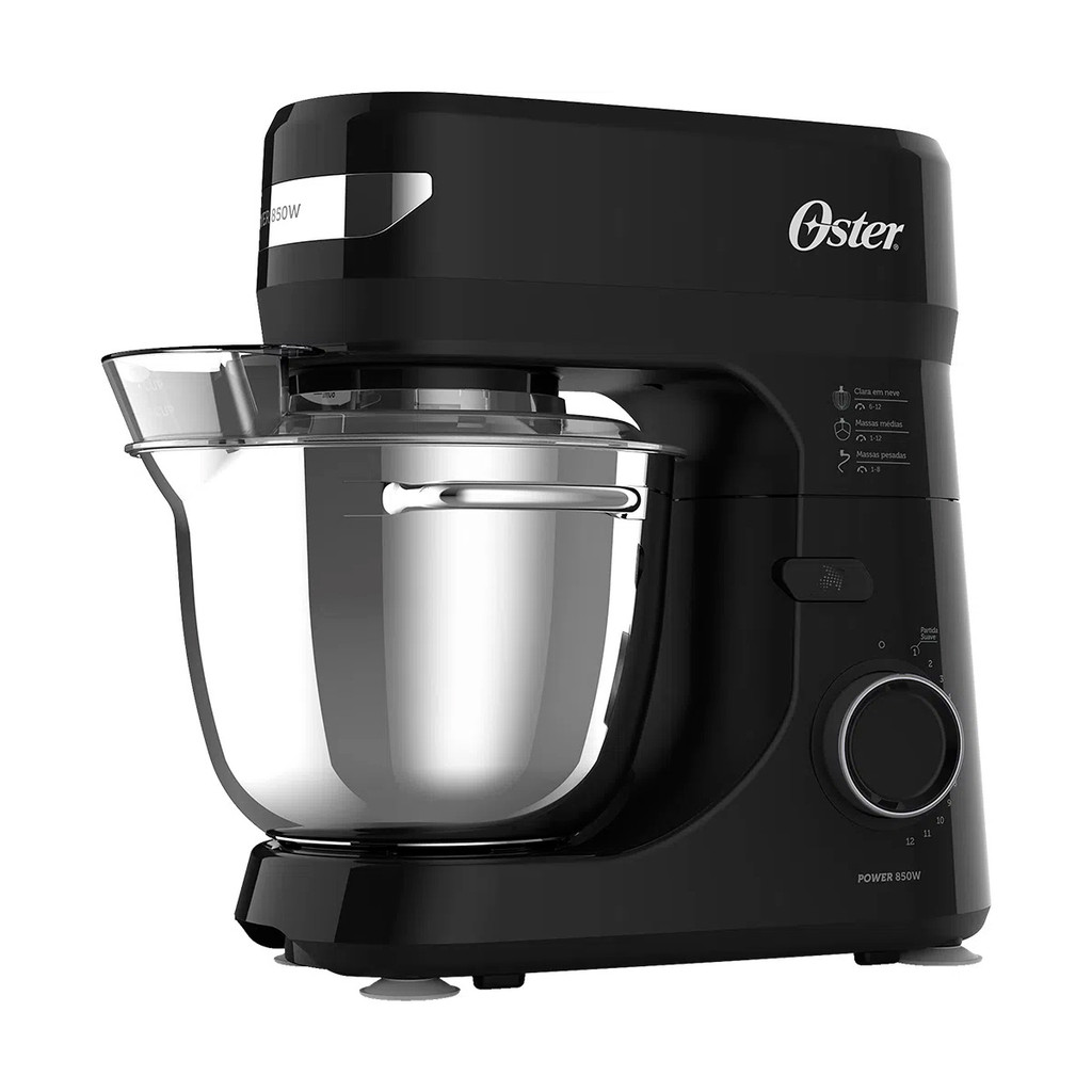 Batedeira Com Pedestal Planetária Oster Bowl Inox OBAT64 850