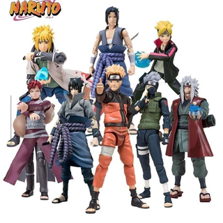 SHF Naruto Kakashi Itachi Sasuke Uchiha Gaara Namikaze Minato Sh Figuarts Boneca Modelo De Figura De Açano 8CK1