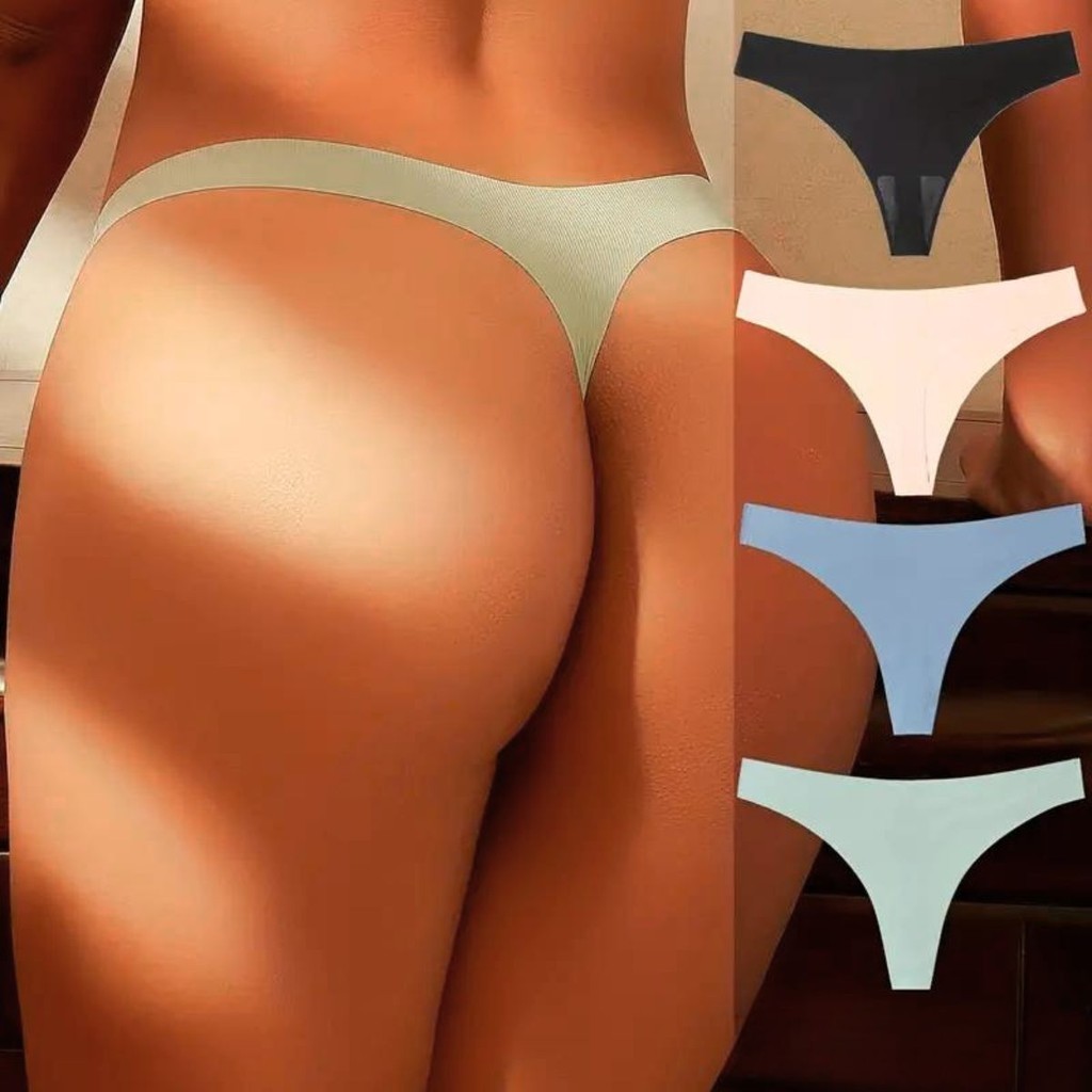 Kit 4 Calcinha Fio Sem Costura