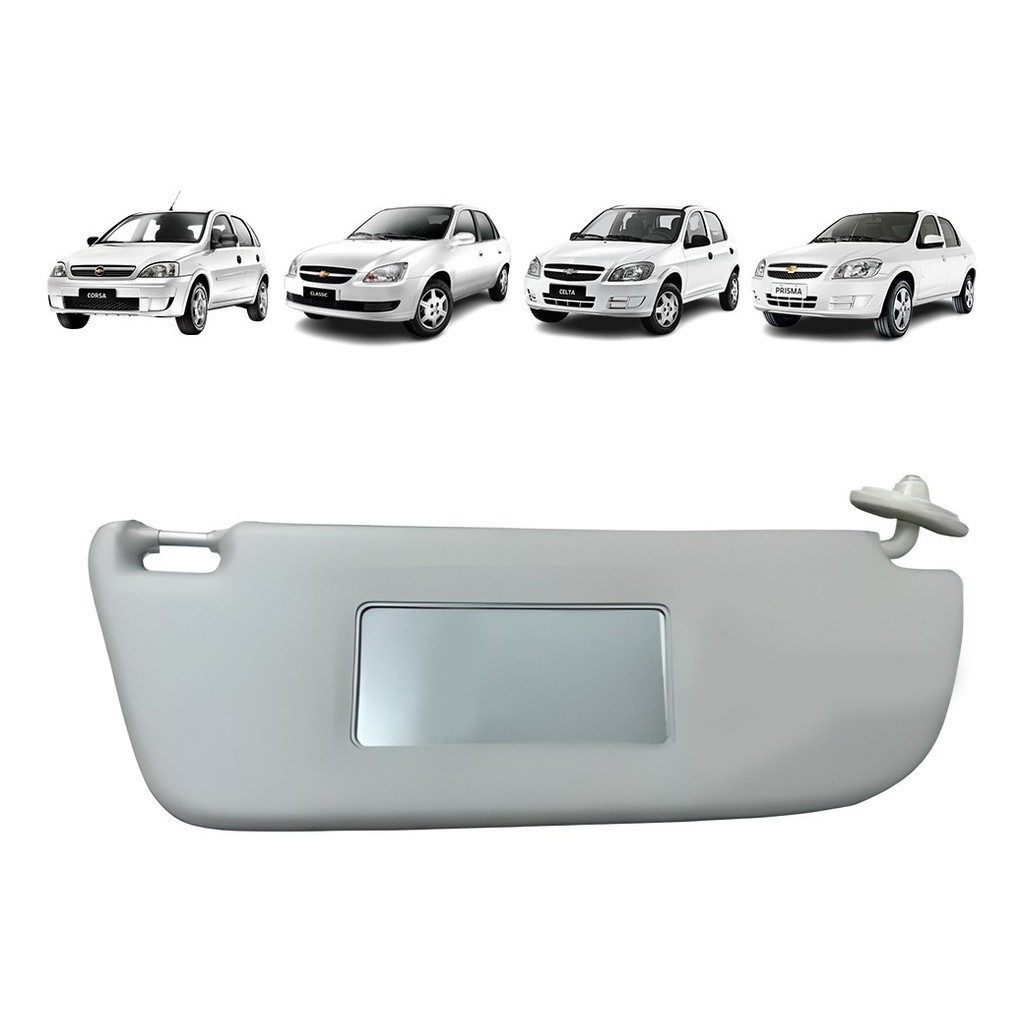 Quebra Sol Cinza Espelho Chevrolet Classic 2011 2012 Direito | Shopee ...