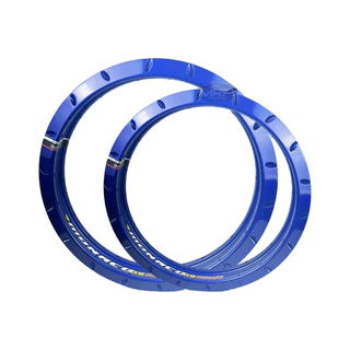 Par Aros em Alumínio Monaco Gs Tubeless Pra Pneu Sem Câmara Xtz Crosser 150 Azul