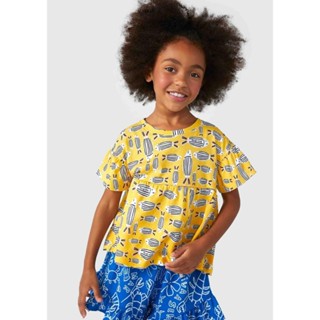 Blusa Infantil Menina Estampada Fábula + Hering Kids