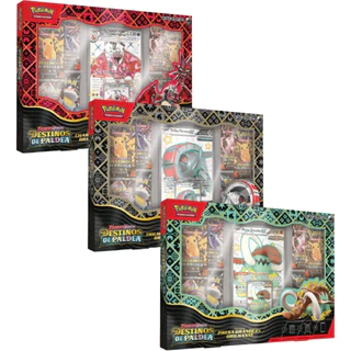 Pokémon Box Destinos de Paldea Charizard Presa Trilho Ferreo