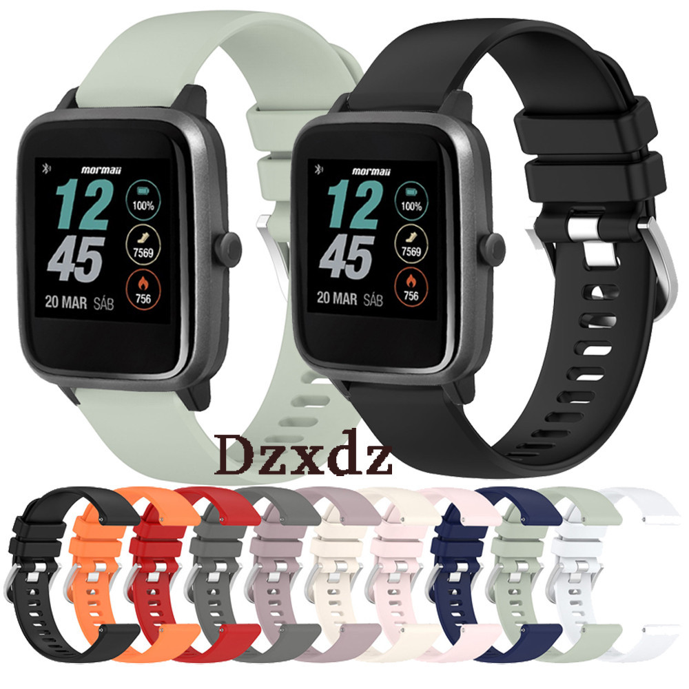 Bracelete De Silicone Macio Para Mormaii life Smart Watch Band Acessórios De Cinto Esportivo Substituíveis