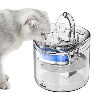 Newpet 2l Fonte De Água Do Gato Automático Da Bomba Com Filtro Pets Beber Fonte Silencioso Tigela De Água Dispensador Beber Para O Cão Do Gato Bivolt