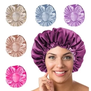 KIT 5 Unidades Touca de Cetim Antifrizz/Cores Sortidas em Oferta na Shopee