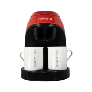 Cafeteira Elétrica Agratto 2 xícaras Aroma ACFP01l Vermelha