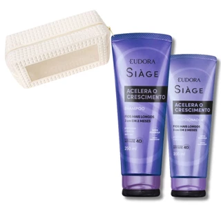 Kit Eudora Acelera Crescimento Revitalize seus Fios Nutrição