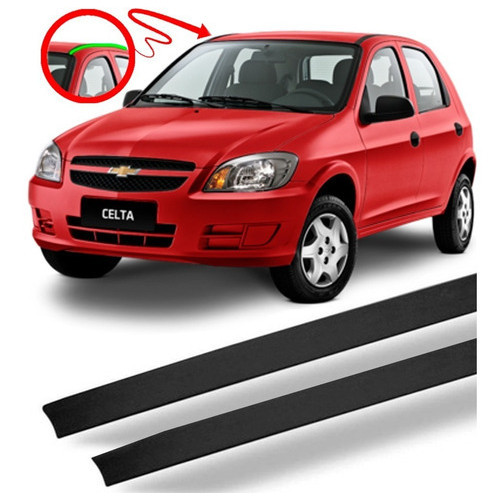 Par Borrachão Friso Teto Celta 2 E 4 Portas Sem corte P/ Bagageiro