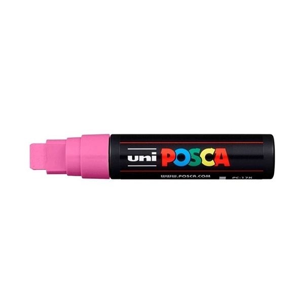 Caneta Posca PC17K 15mm Rosa - 01 unidade - Uni Posca | Shopee Brasil