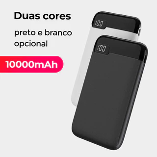 Carregador Portátil 10000mAh/5000mAh Com Bateria Externa Do Banco De Potência USB